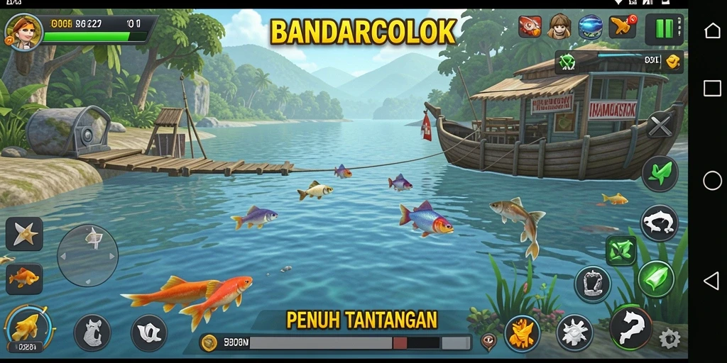 Tangkapan ikan besar dalam gameplay BANDARCOLOK yang menegangkan.