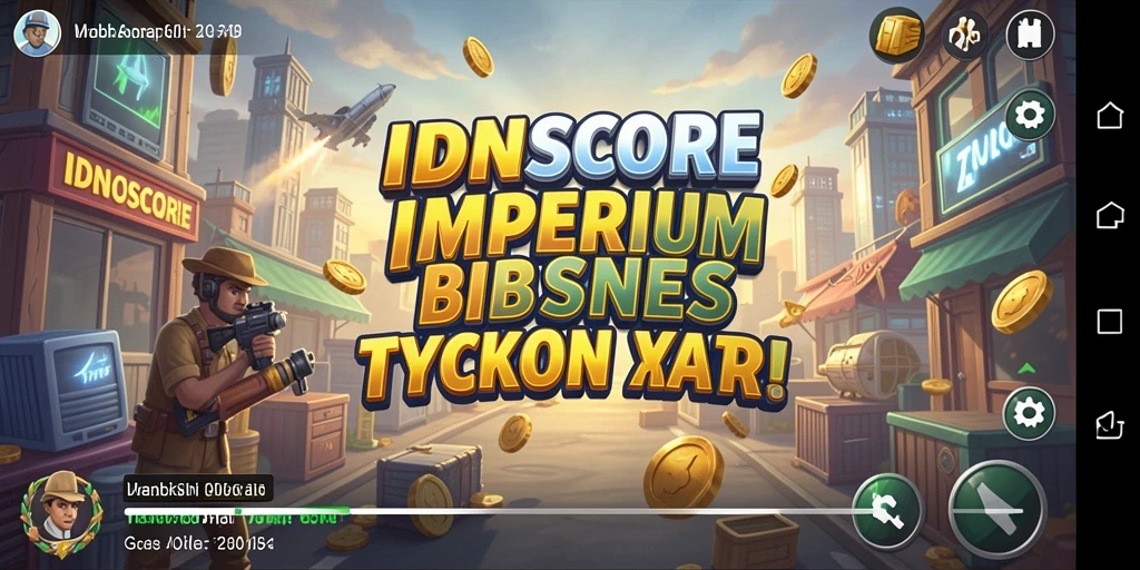 Screenshot IDNSCORE menunjukkan gameplay seru Tycoon yang mendebarkan.
