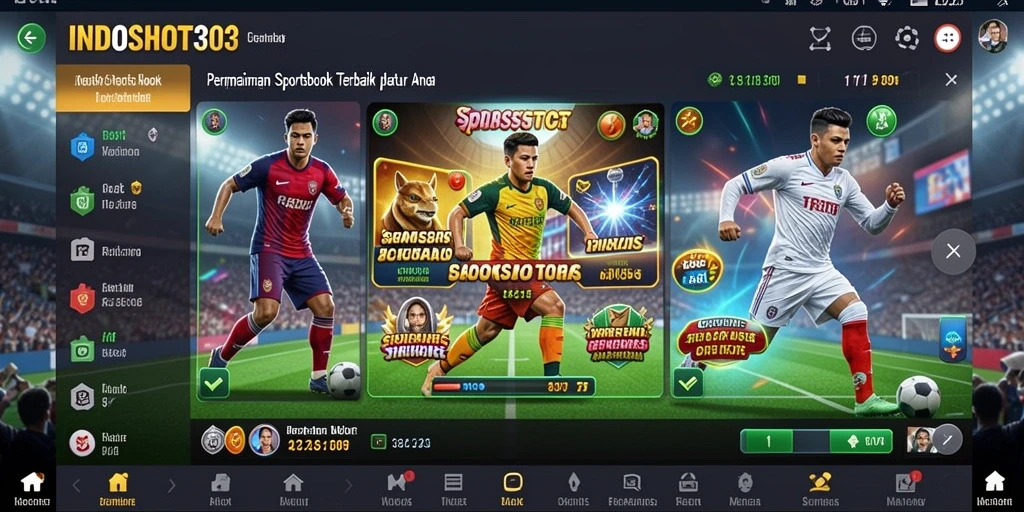 Tangkapan layar yang menunjukkan taruhan langsung di INDOSLOT303.