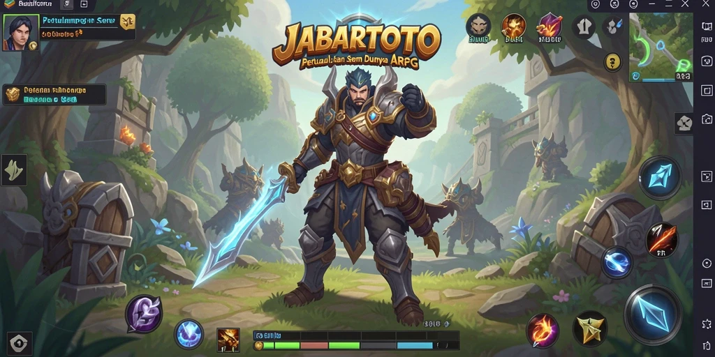 Screenshot gameplay JABARTOTO yang menunjukkan aksi seru dalam petualangan ARPG.