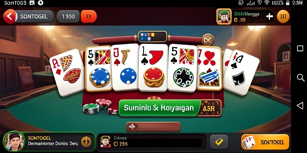 Tampilan gameplay mendebarkan di SONTOGEL dengan teman-teman.